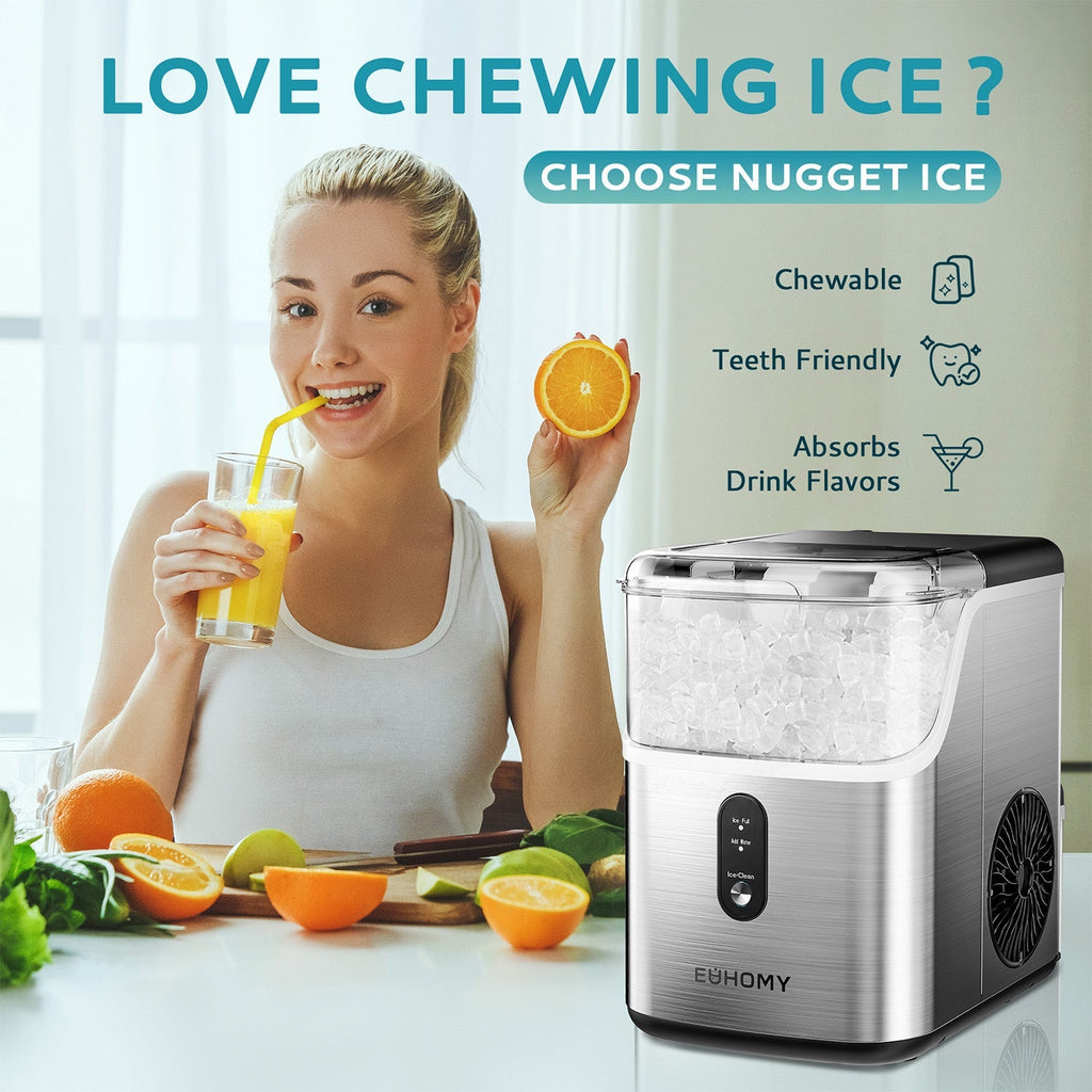 Nugget Ice Maker Pearl L1 by Mecila