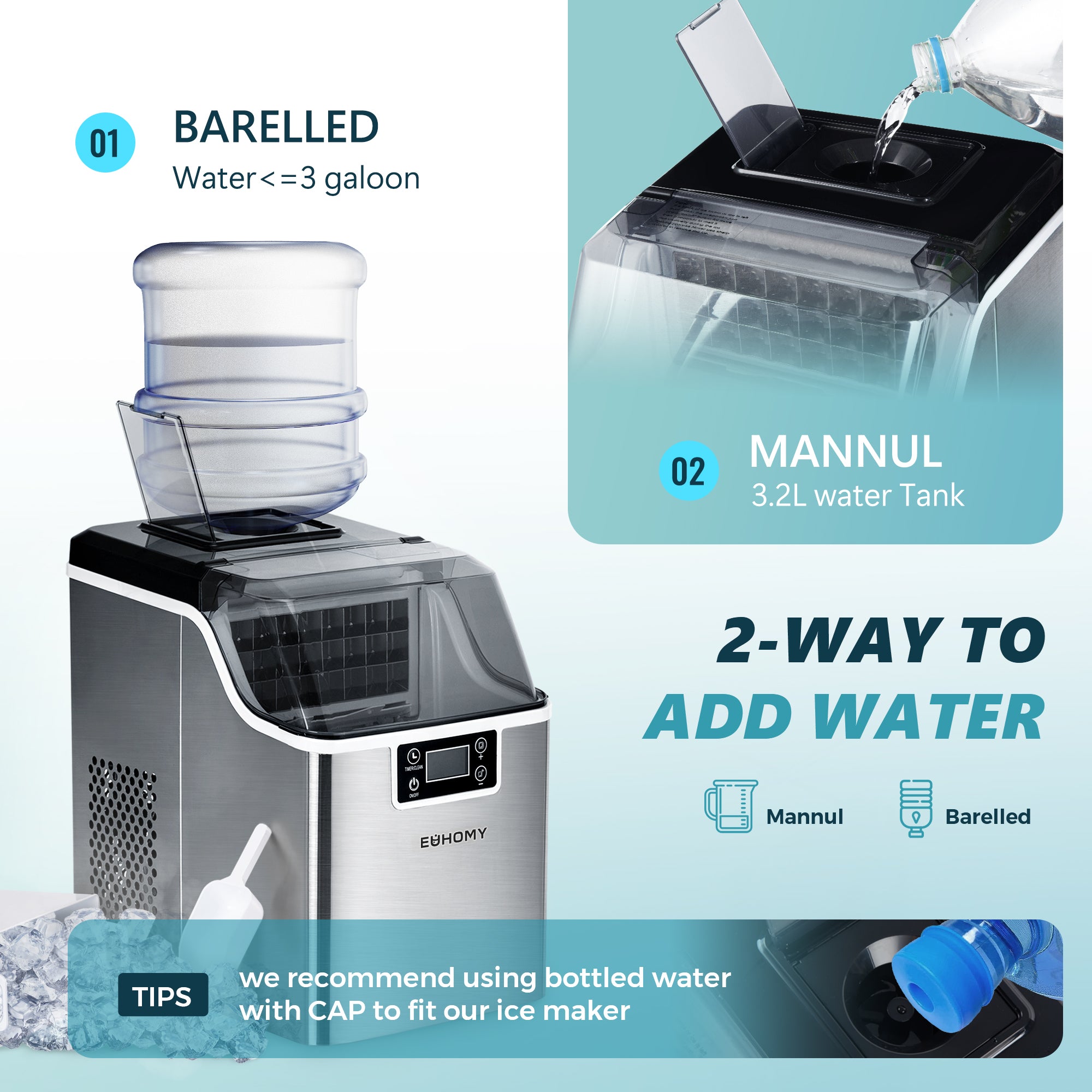 Tile Plus Cube Ice Maker Mecila
