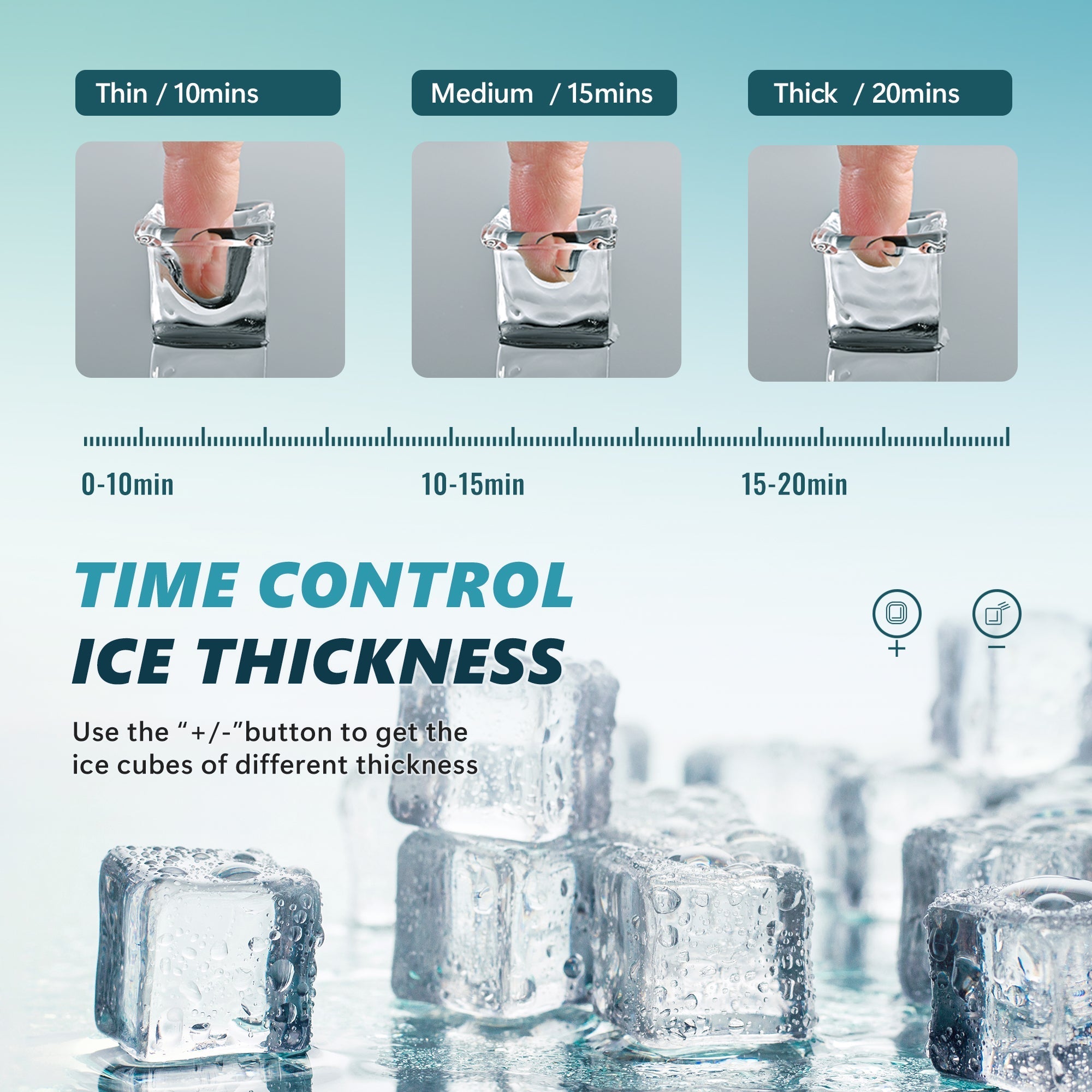 Tile Plus Cube Ice Maker Mecila