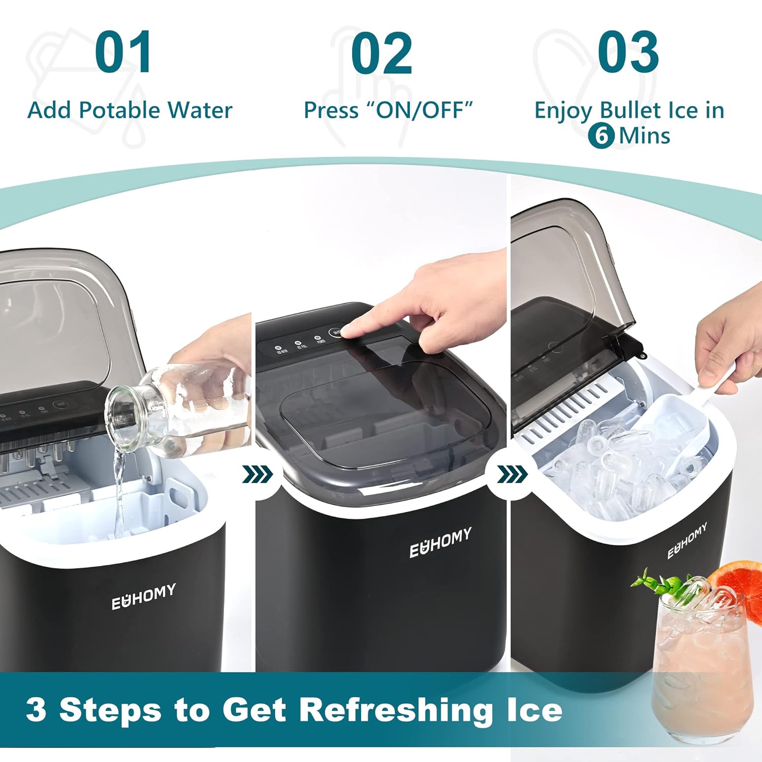 Dart H1 Bullet Ice Maker by Mecila