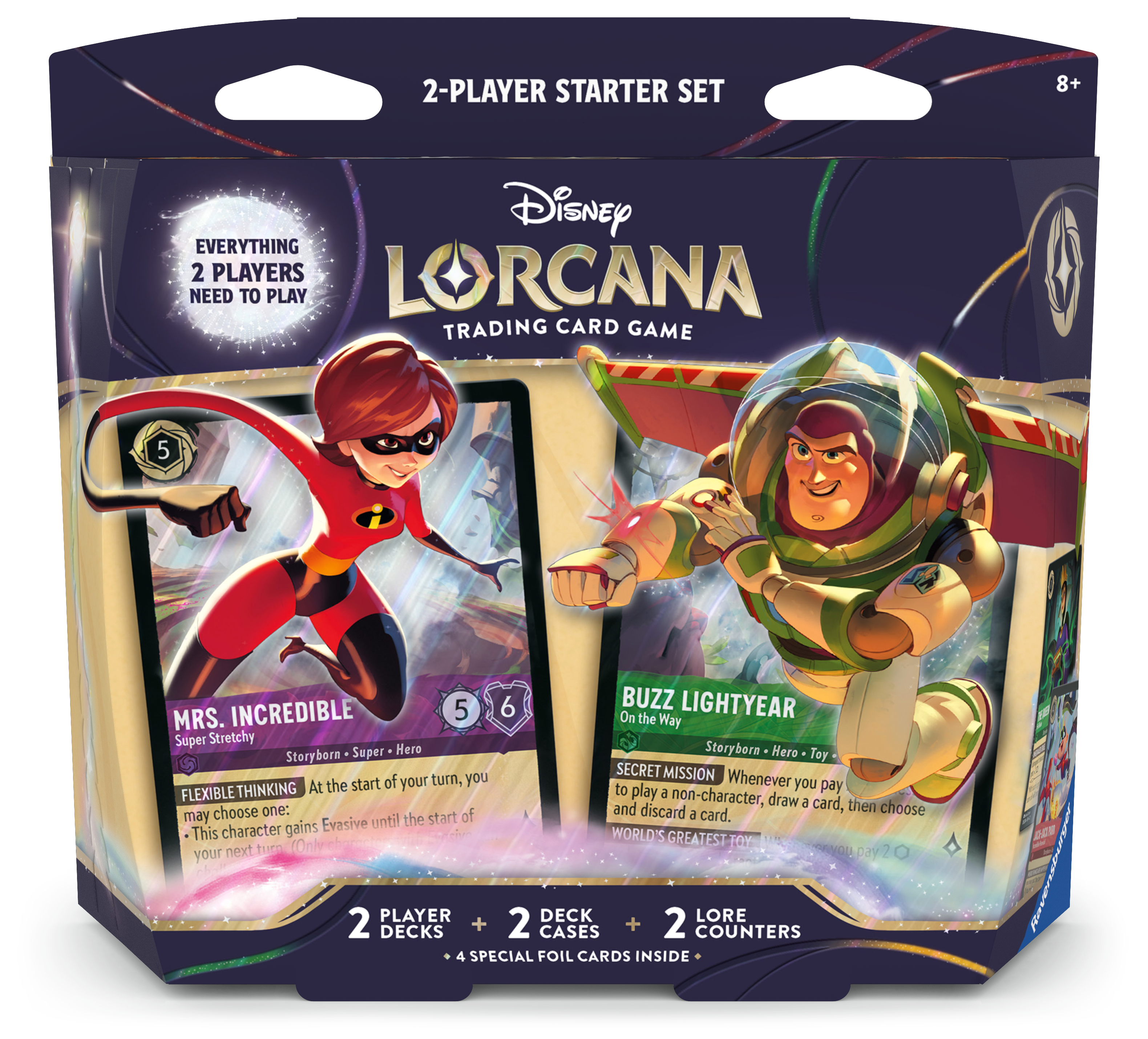Lorcana: Wilds Unknown: Two Player Starter Deck - Mrs Incredible and Buzz Lightyear