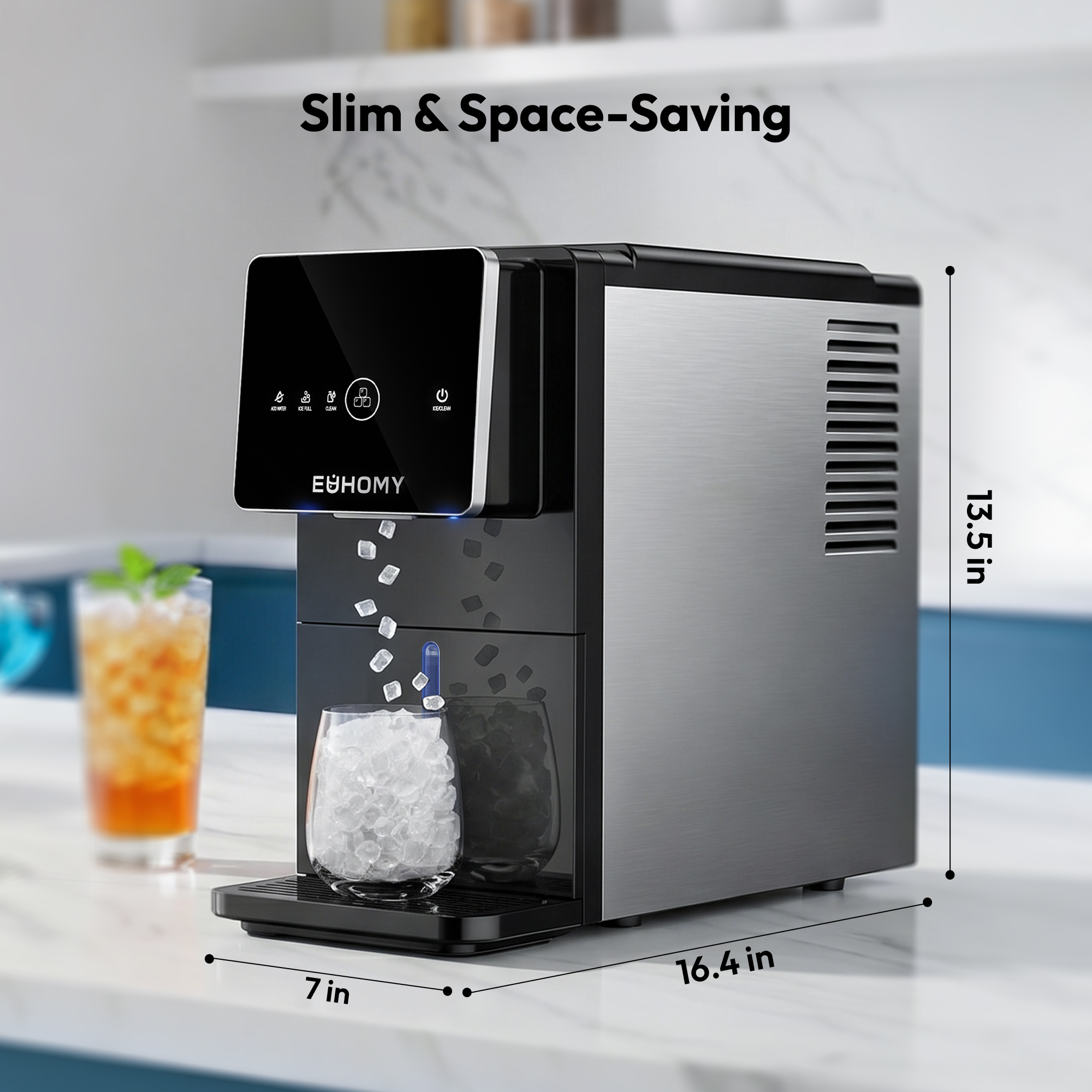 Nugget Ice Maker Dispenser Mecila Jet SE